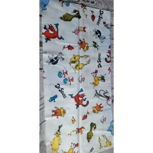 Dr. Seuss Cotton Fabric Robert Kaufman .5 Yard Multicolor on White Grinch